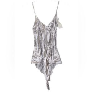 NWT Vintage 100% Silk Bodysuit